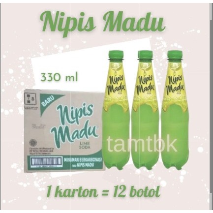 

Nipis madu lime soda mayora 330ml 1 dus isi 12