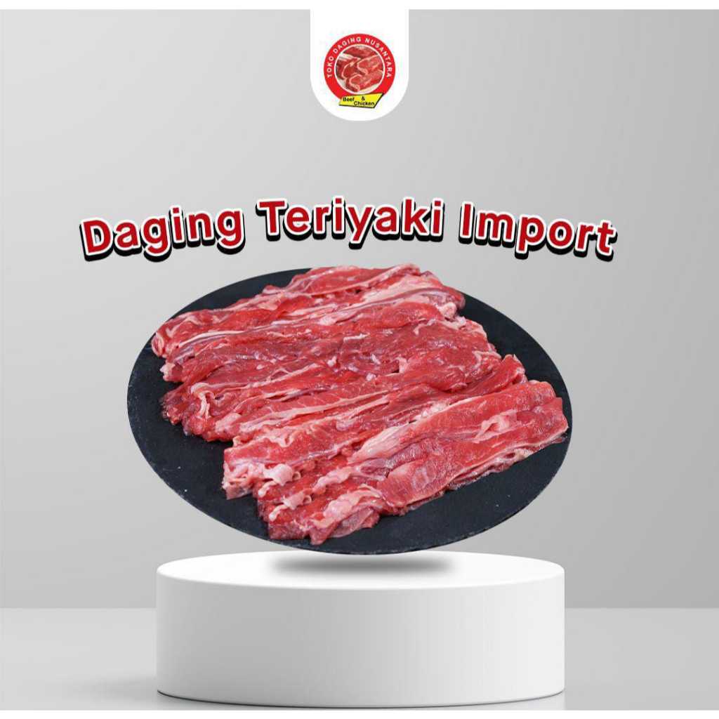 

DAGING SLICE TERIYAKI IMPORT 500GR