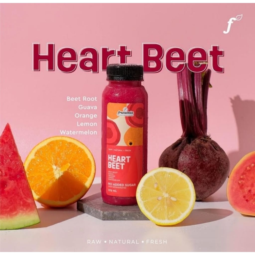 FRUTAMIX - Heartbeet Cold Pressed Juice / Detox / Detoks / Jus / Immune Booster