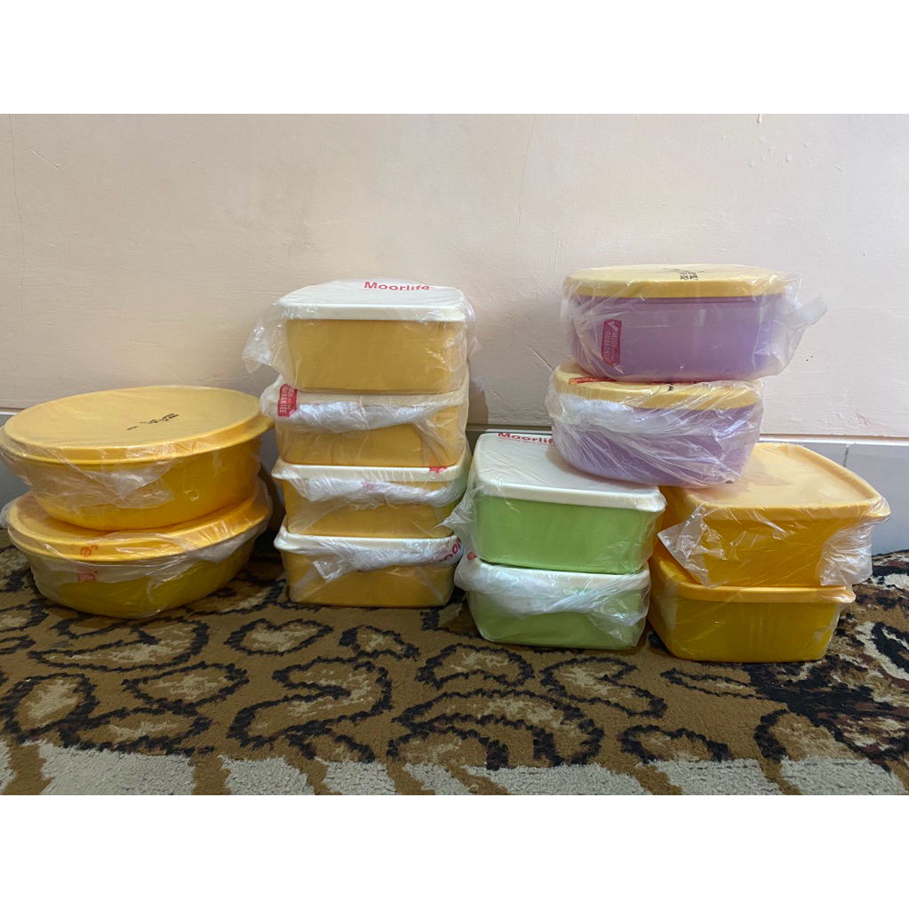 Tempat Bekal Anak MOORLIFE | Tempat Lauk | Satu Set Tempat Makan Anak