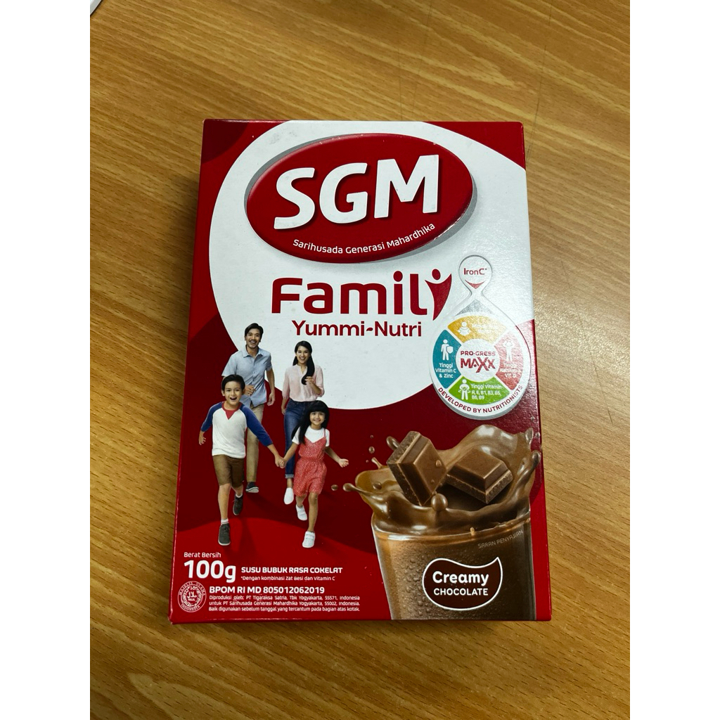 

SGM Family Yummi-Nutri Creamy Chocolate 100g