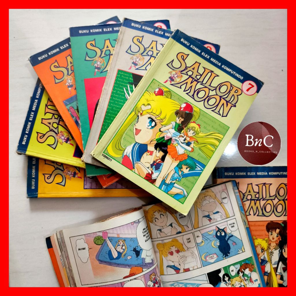 komik Sailor Moon berwarna Sailormoon [ preloved, ori ]