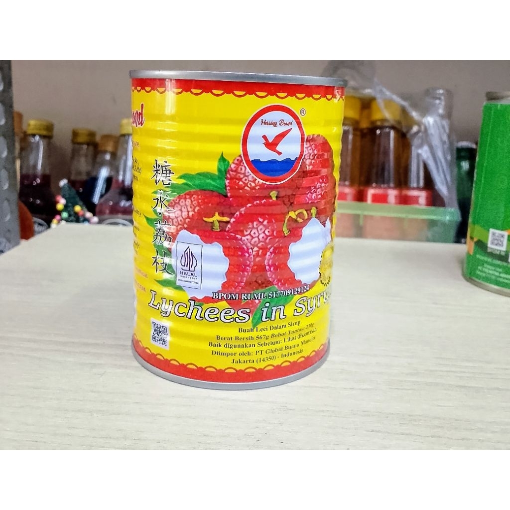 

Lychee kaleng HERRING /buah lychee kaleng