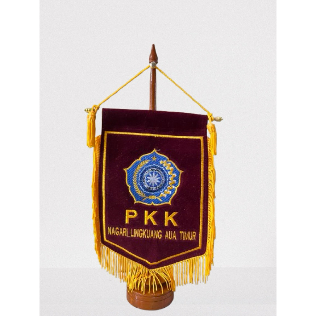 

Bendera Meja Vandel Meja PKK bisa Costum logo