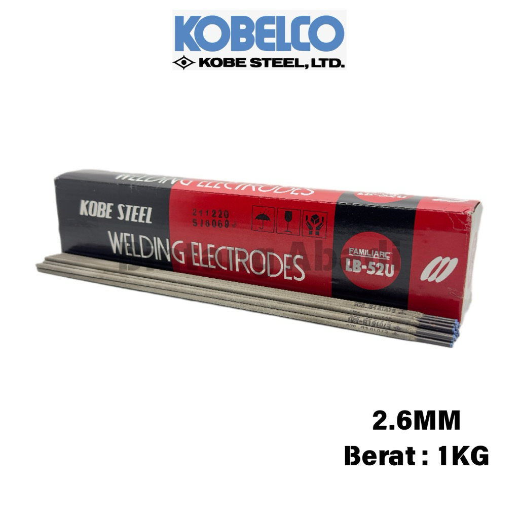 Kawat Las LB-52U 2.6MM [1 KG] / Kawat Las Kobe LB-52U 2.6MM / Kawat Las Kobelco LB 52U 2.6MM