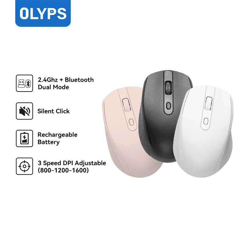 Mouse Wireless Flexible Kekinian Tahan Lama Terbaru Praktis Original Kerja Bagus Komputer High Quali
