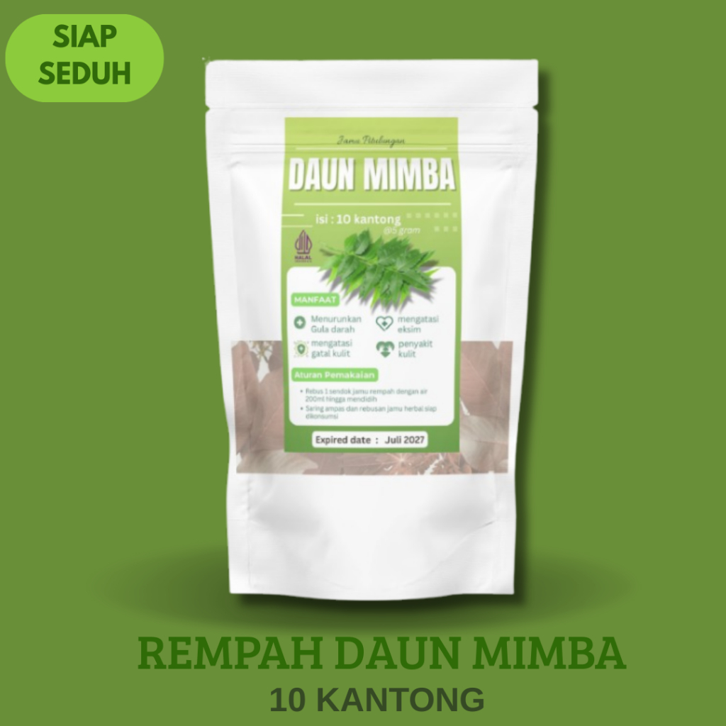 

rempah herbal daun mimba 10 kantong