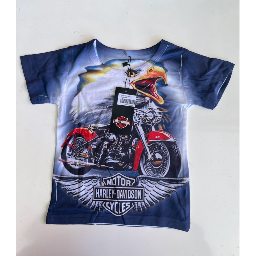 baju kaos harley davidson anak cowo