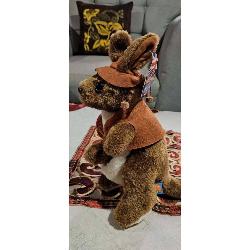 Boneka Vintage Kangaroo Australia Kangguru