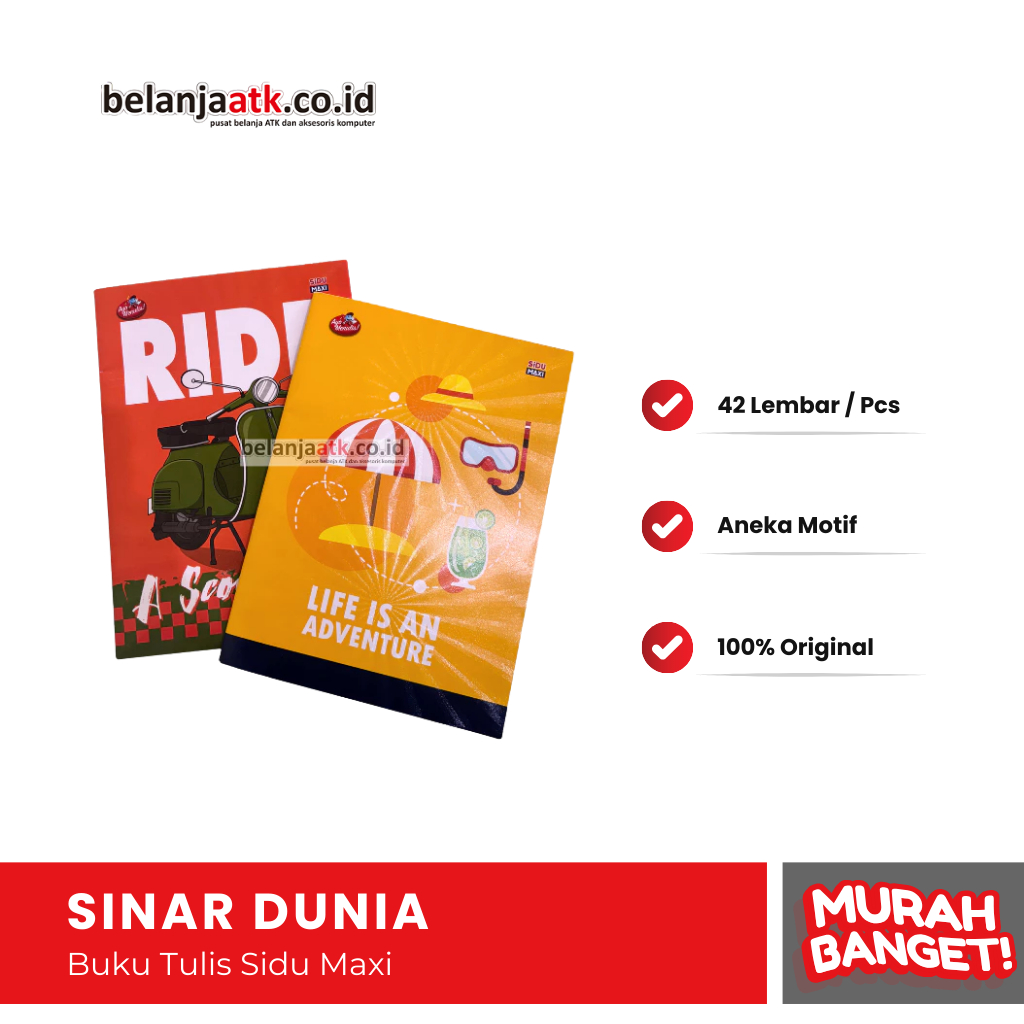 

Buku Tulis Sidu Maxi 42 Lembar