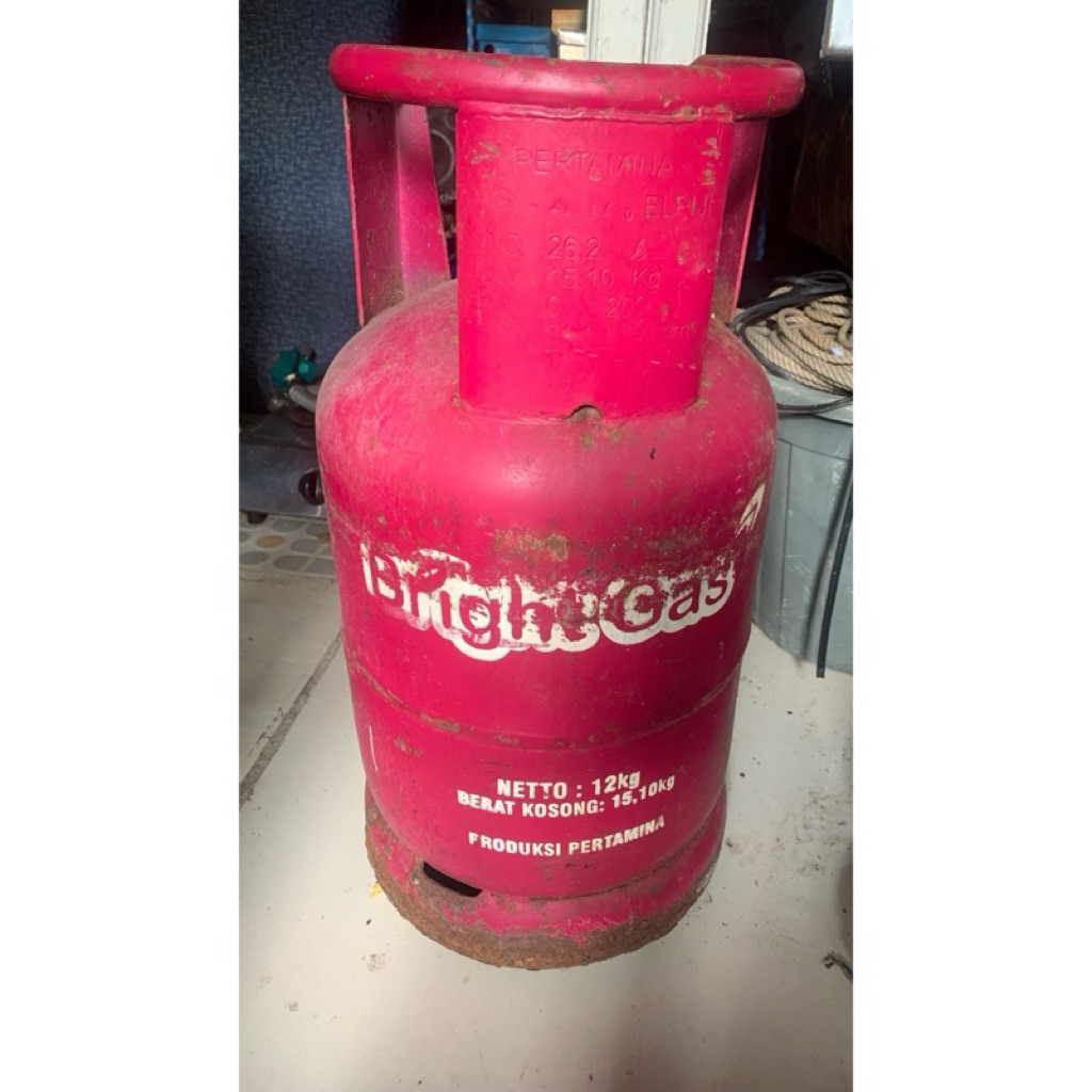 TABUNG GAS KOSONG 12KG ELPIJI BRIGHT GAS PERTAMINA