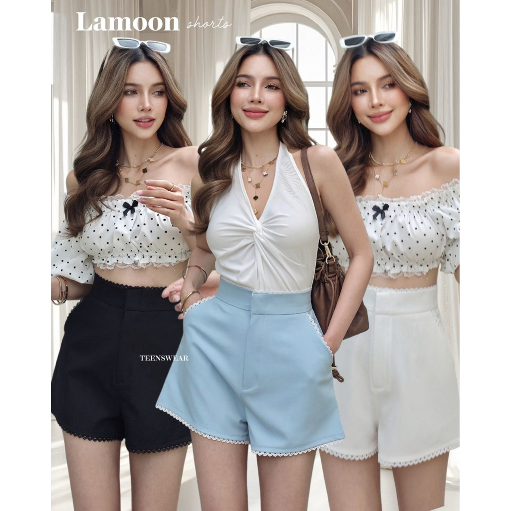 Lamoon Shorts (Cotton Candy Basic Shorts Import Bangkok)