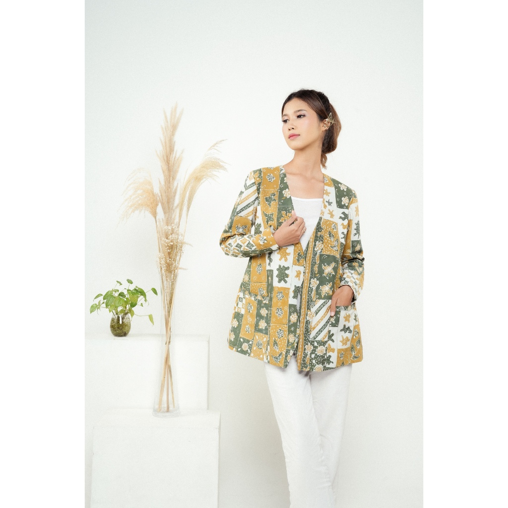 Long Blazer Batik Mayang