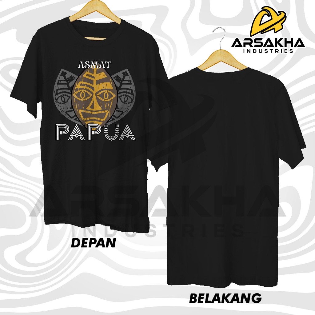 Kaos Asmat Papua Culture Baju Distro by Arsakha Industries