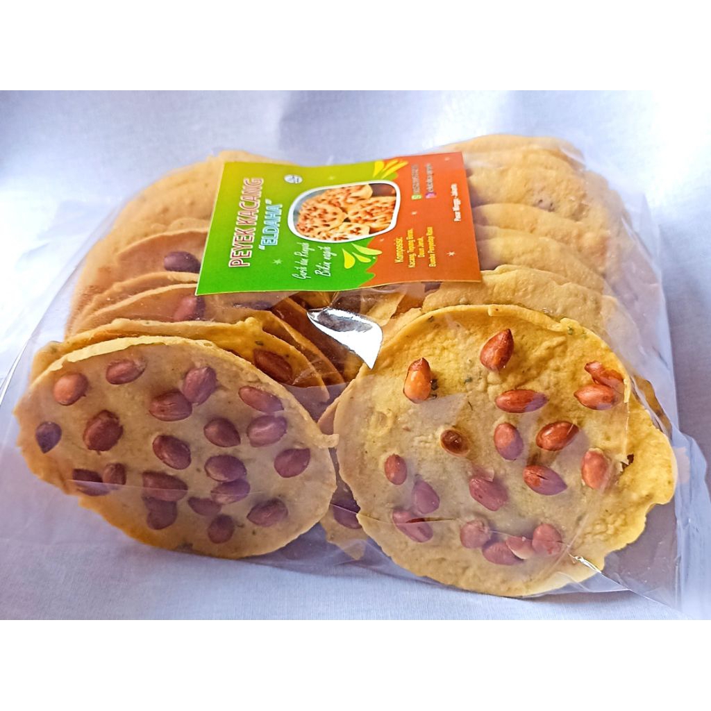 

Peyek kacang gurih renyah murah Isi 27 Pcs