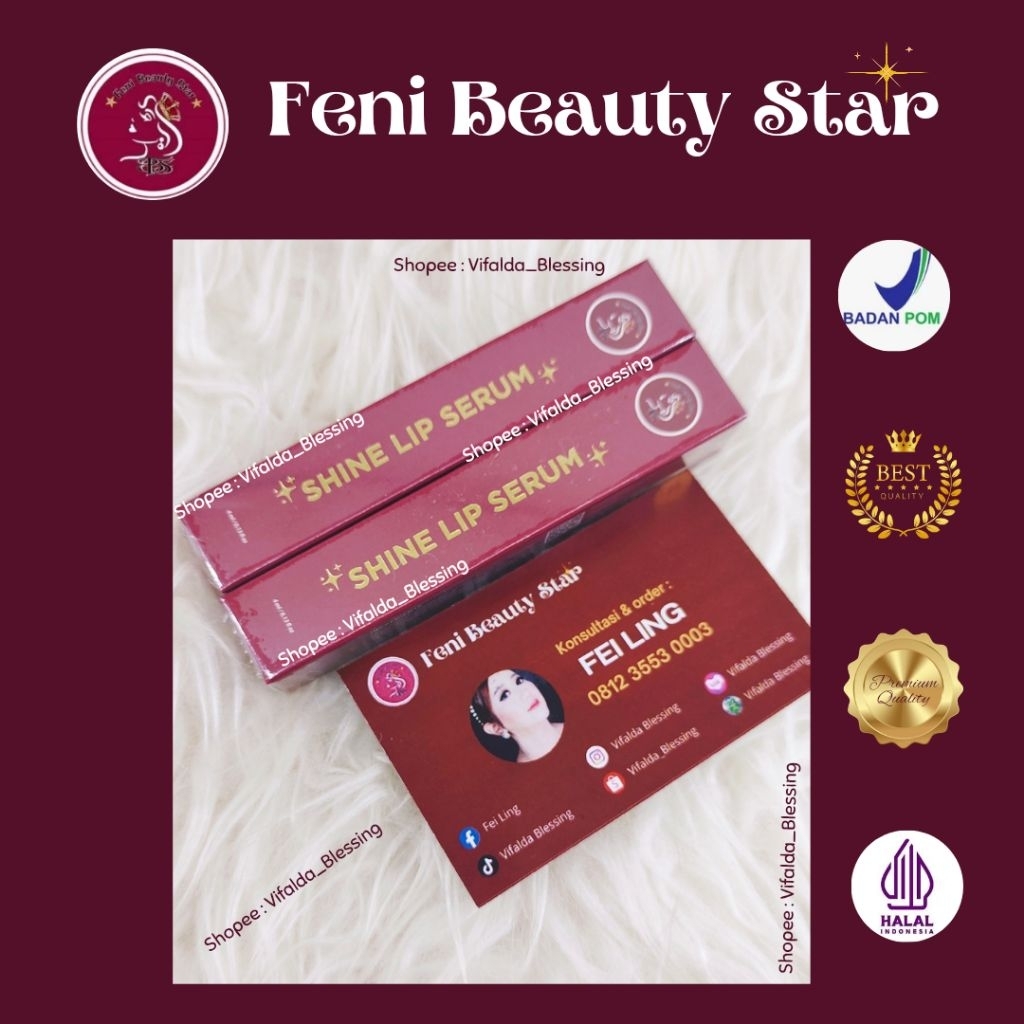 FBS Skincare 2 Shine Lip Serum BPOM Halal