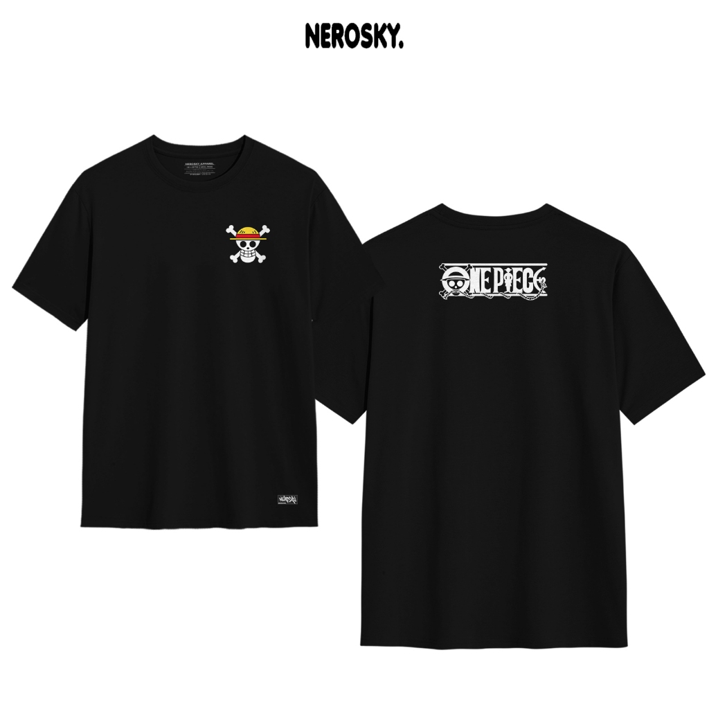 KAOS ONE PIECE MONKEY D LUFFY T-SHIRT 24S PREMIUM COTTON COMBED TIPE 7