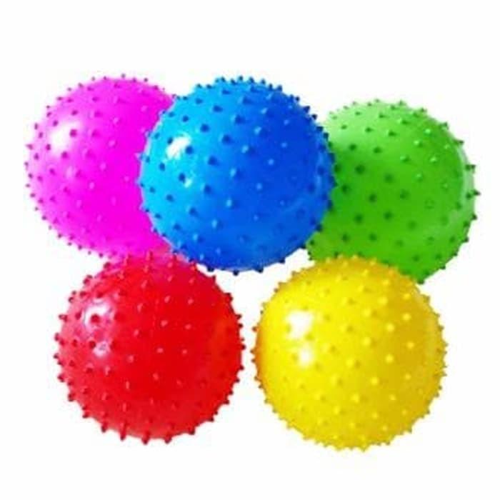 MAINAN BOLA DURI KARET ANAK / BOLA KARET MAINAN ANAK / Mainan Anak Murah / Mainan Bola Karet Duri