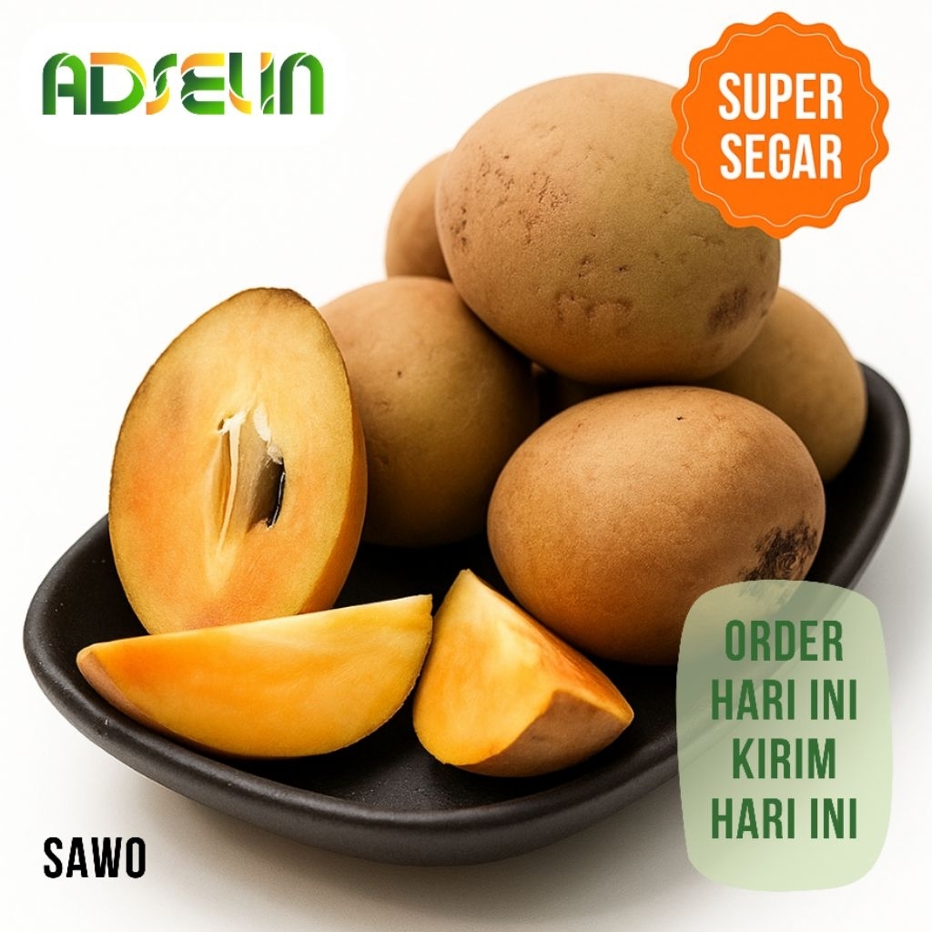 

Sawo Segar 1 Kg Bersih Buah Super