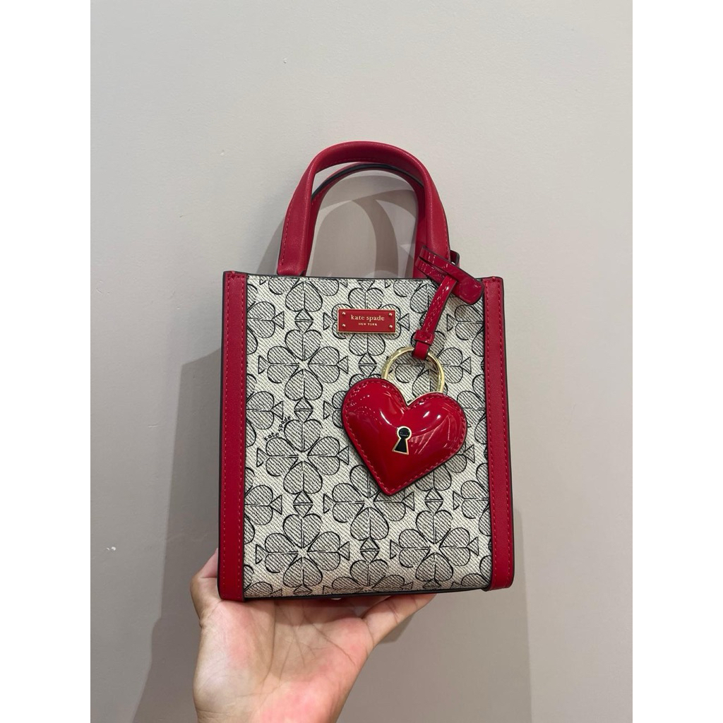 TAS KS KEY MY HEART MANHATTAN MINI TOTE BAG KK569