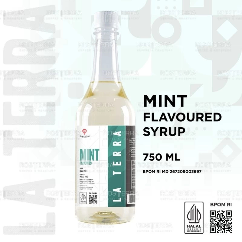 

La Terra Syrup Mint 750 ml | Flavor Sirup Minuman