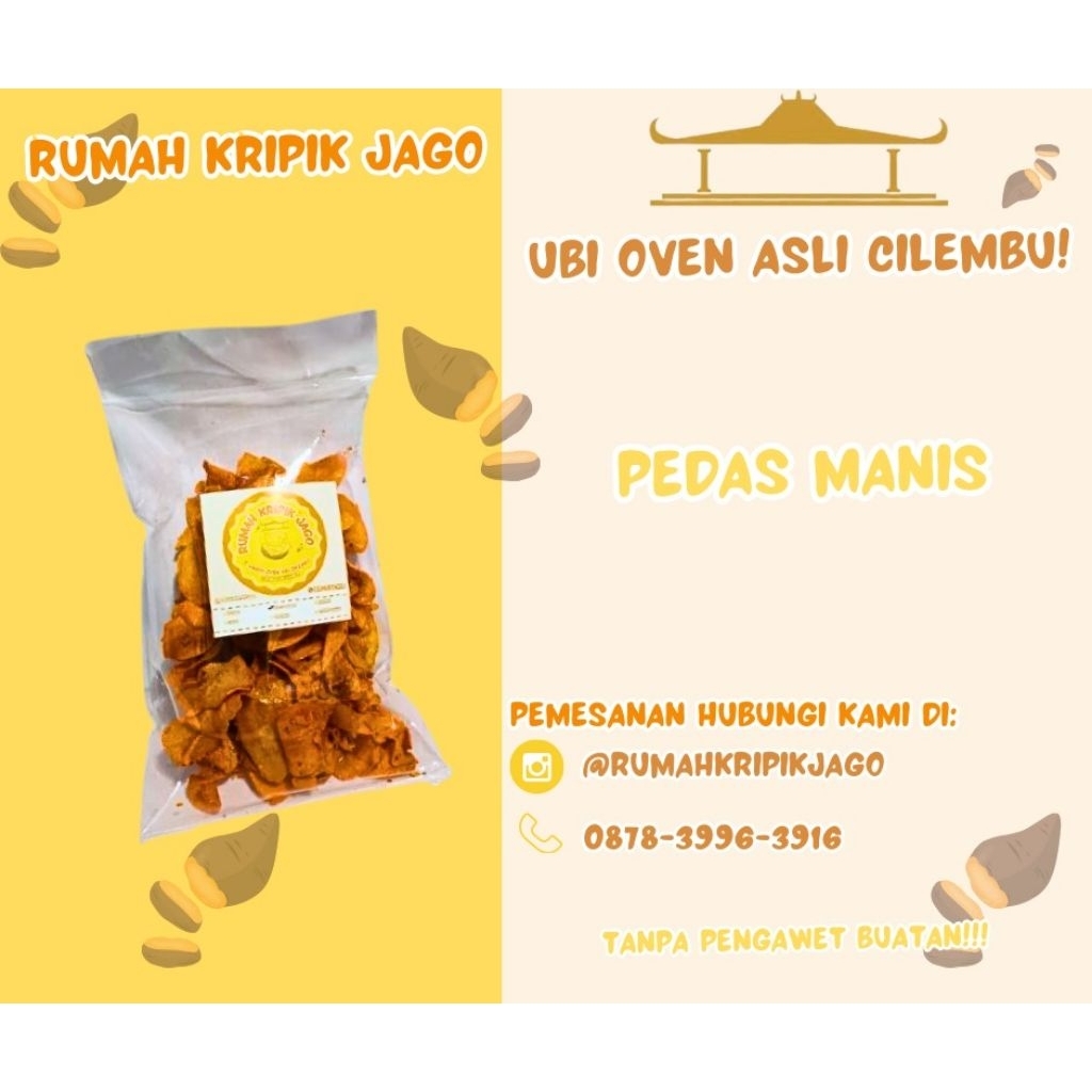 

Kripik Ubi Madu Oven Cilembu