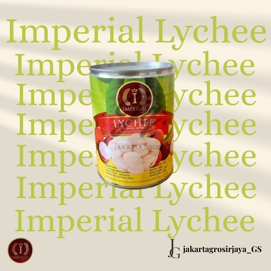 

Imperial Lychee In Heavy Syrup 565 gr Buah Leci Dalam Sirup Halal