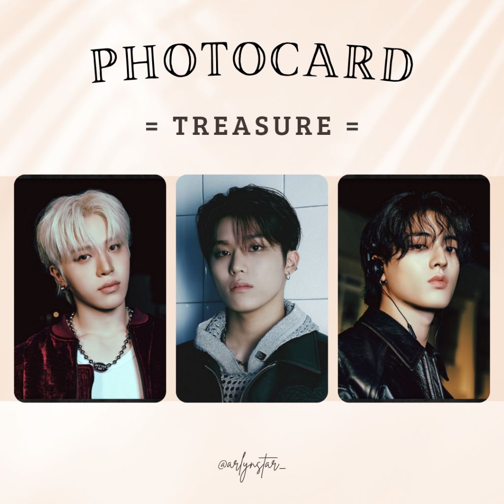 [FREE GIFT] PHOTOCARD UNOFFICIAL || TREASURE || HYUNSUK JIHOON YOSHINORI JUNKYU JAEHYUK ASAHI DOYOUN