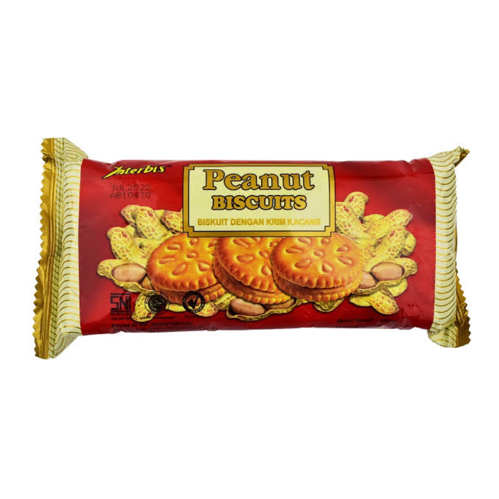 

BISKUIT INTERBIS 160 GR Kacang/Nanas