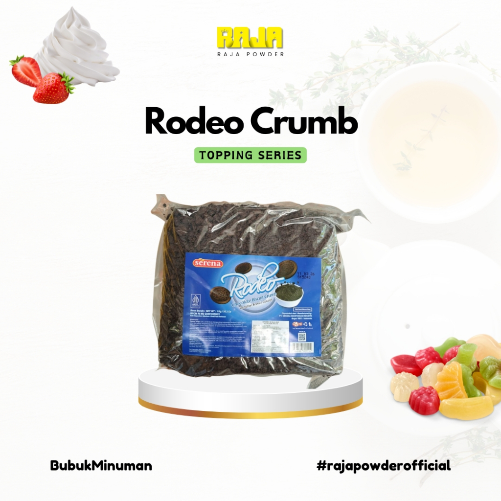 

Serena Rodeo Cookie Crumb Crumble Biskuit Coklat Remah 500 gram