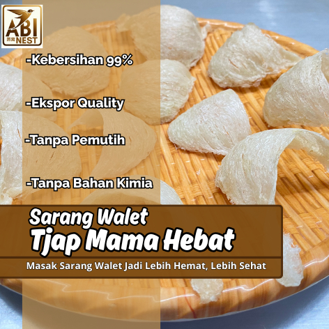 

Sarang Burung Walet Birdnest Sudut / Segitiga 1 gram Yanwo