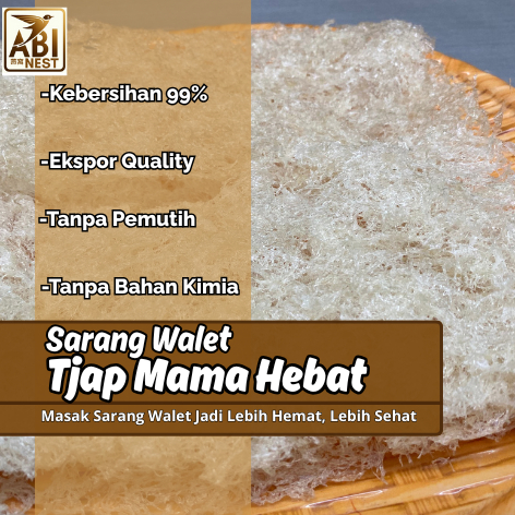 

Sarang Burung Walet Birdnest (Yen wo) Hancuran Yenping 1 gram