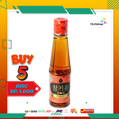 

READY Minyak WIJEN SESAME OIL 135ml wijen ekstrak minyak serbaguna bumbu sushi kimbap sushi nori