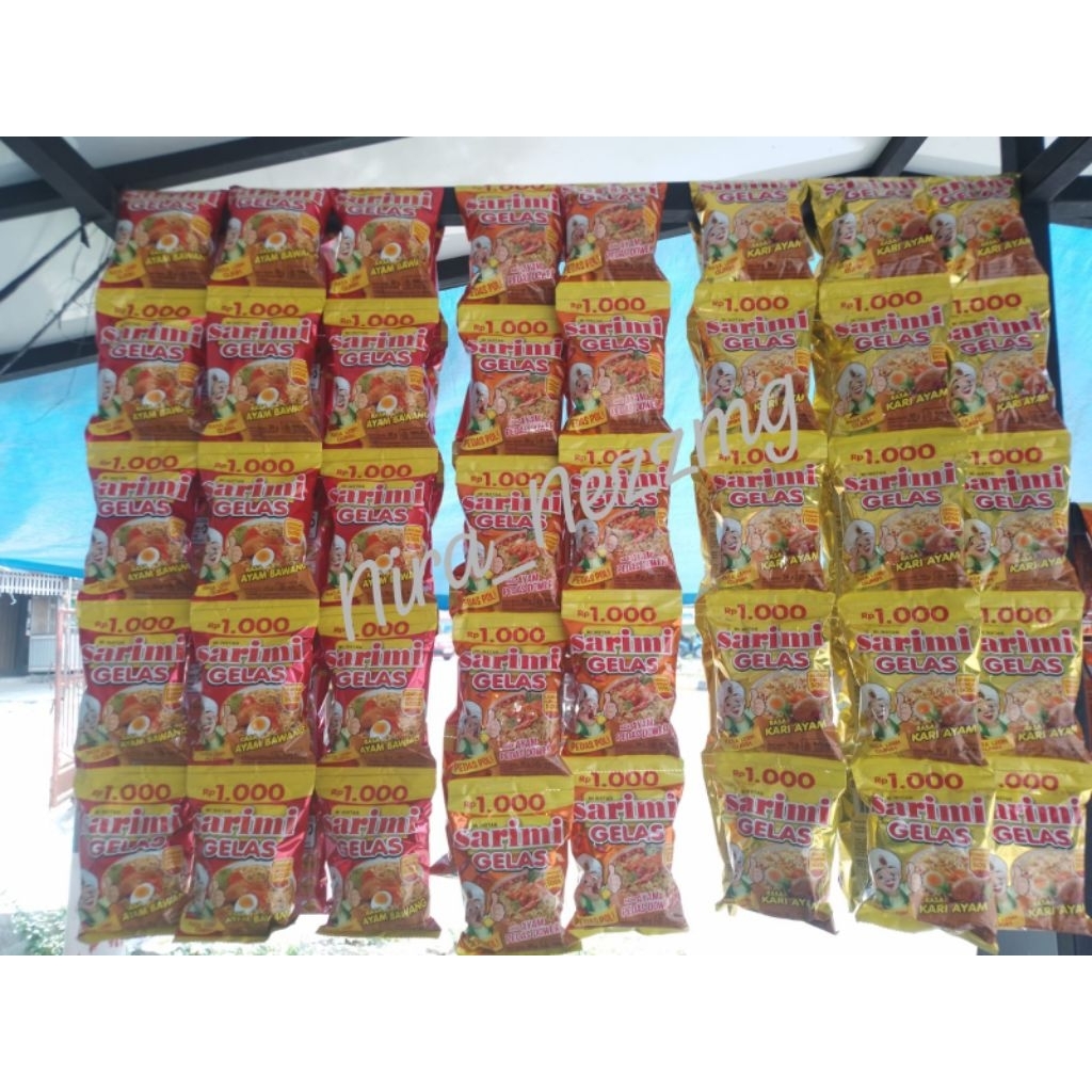 

Sarimi Gelas 1 renceng isi 10 Sachet @30gr