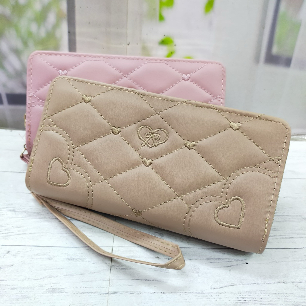 DOMPET PANJANG WANITA TEBAL RESLETING DOUBEL DOUBLE / DOMPET WANITA RESLETING 2