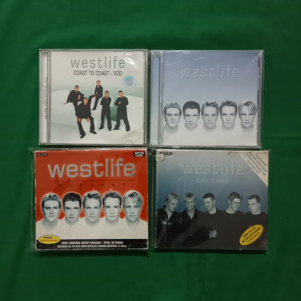 [USED ITEMS] CD + VCD Original - Westlife (BUNDLE / TAKE ALL)