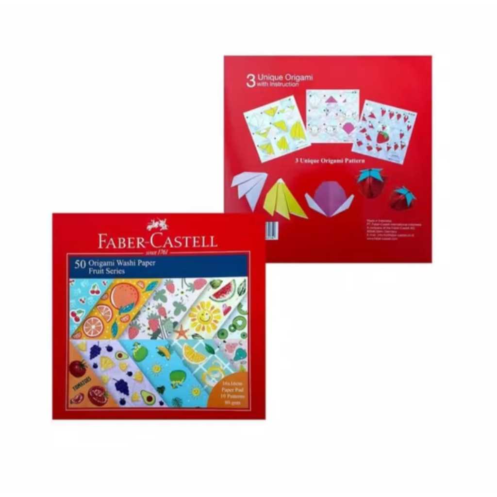

Origami Washi Fruit Paper Faber Castel 16 x16