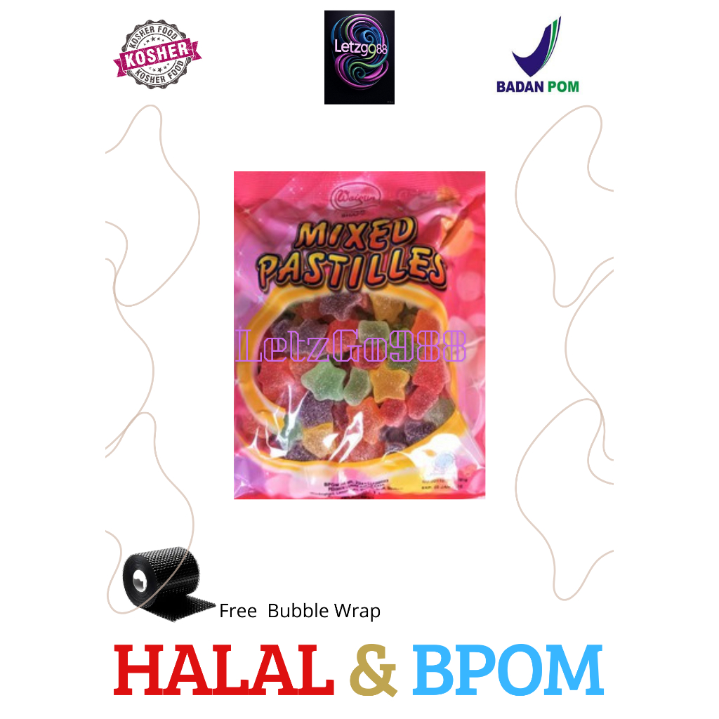 

Permen Waisun Fruit/ Permen Jelly/ Jelly Waisun/ Sate Jelly 1kg