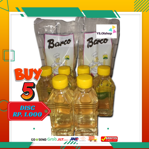 Minyak Goreng Kelapa Asli Barco Hemat & Ekonomis dikemas 250 mL