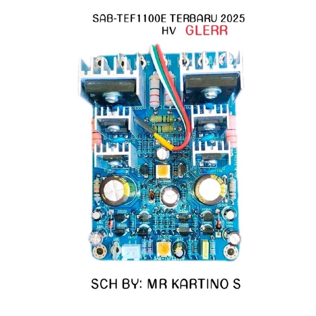 Sab-tef1100w kit driver power amplifier Hv class AB