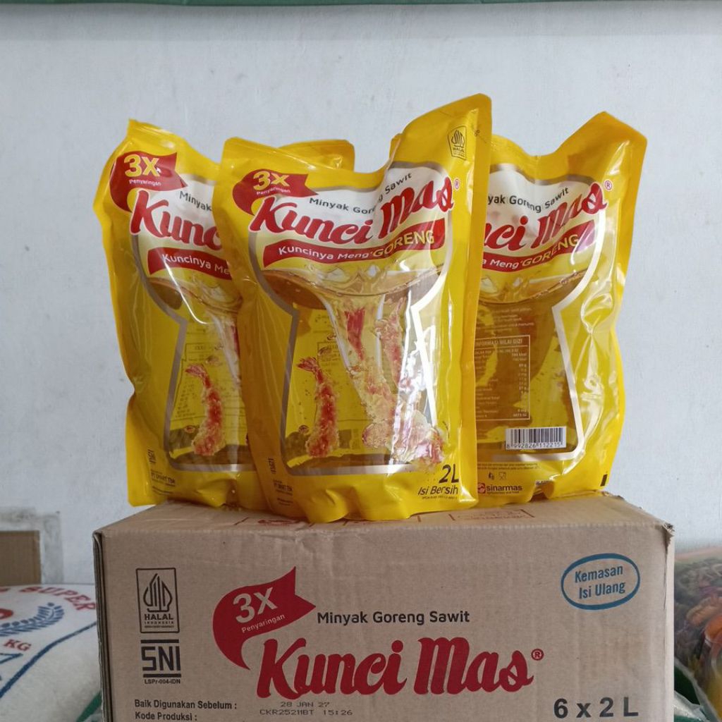 

MINYAK / MINYAK GORENG KUNCIMAS - 2 Liter
