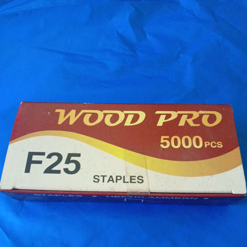 

Staples f25 Wood pro red / airnails f25 Wood pro red / paku tembak angin f25 Wood pro isi 5000pcs