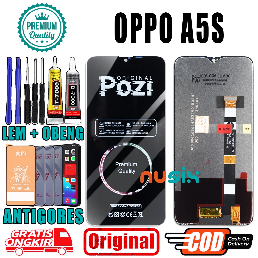 Lcd Touchscreen OPPO A5S Original OEM Lcd Fullset