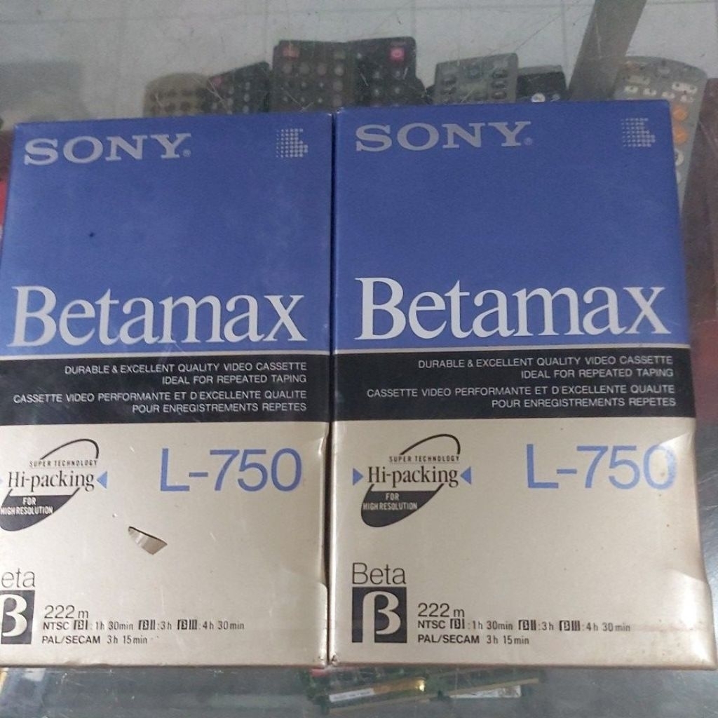 Kaset Betamax SONY L-750