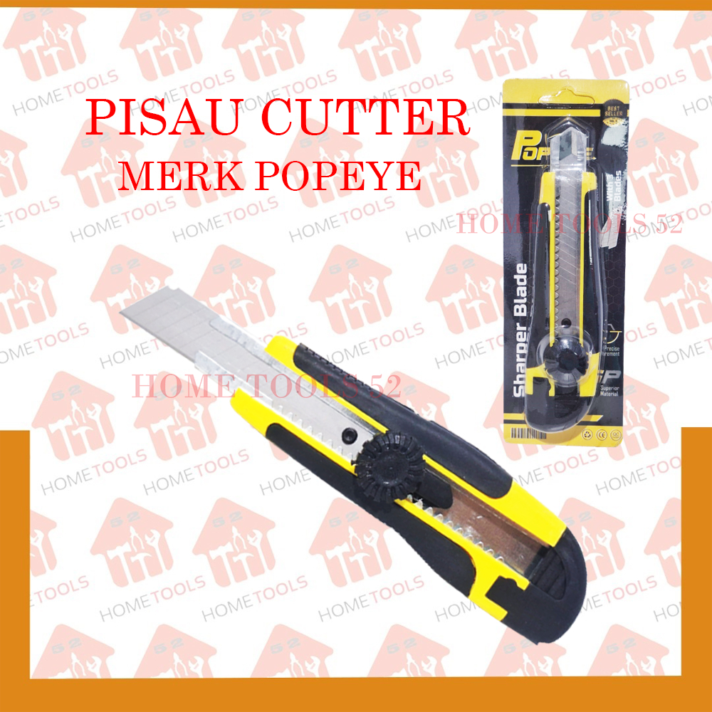 

Cutter 3 In 1 Varian Merk PATRIOT - POPEYE - Pisau Cutter