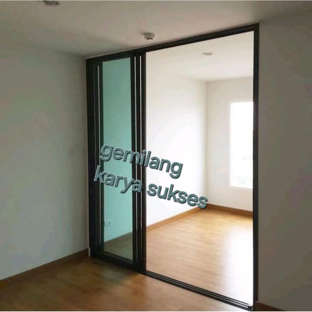 pintu geser aluminium