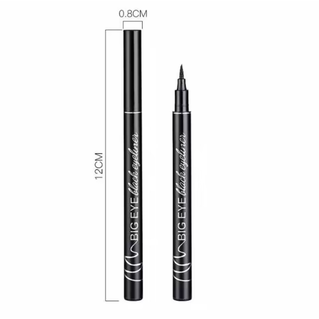 BIG EYE EYELINER WATERPROOF ANTI AIR TAHAN LAMA  EYE LINER SPIDOL BIG EYE Black Eyeliner