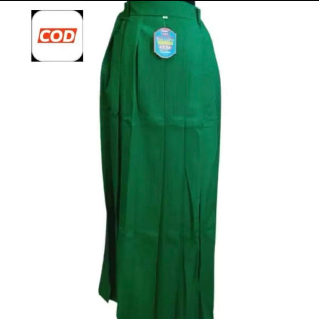 SERAGAM SEKOLAH ROK PANJANG HIJAU SMP / SMA / MI DRILL