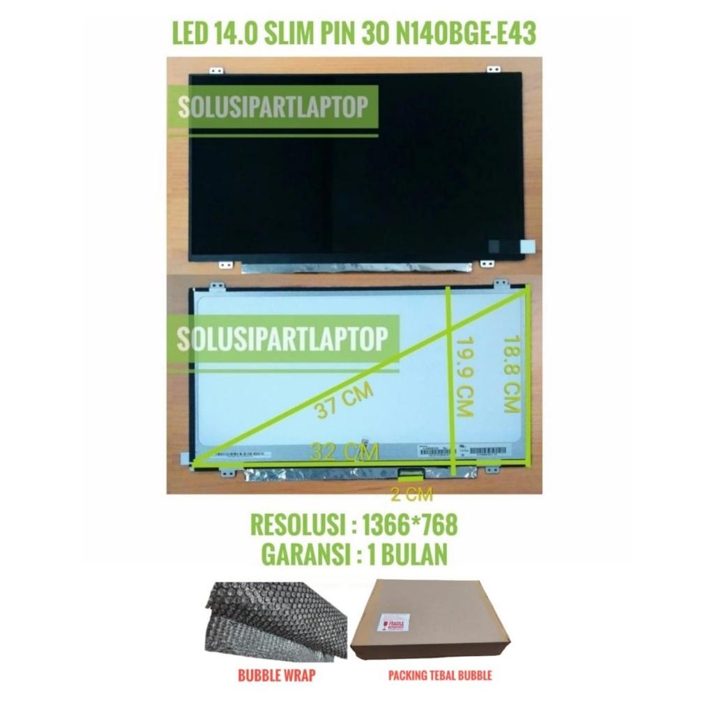 LCD 14 SLIM 30 PIN / LED 14 SLIM 30 PIN / LCD LAPTOP 14 INCH SLIM 30