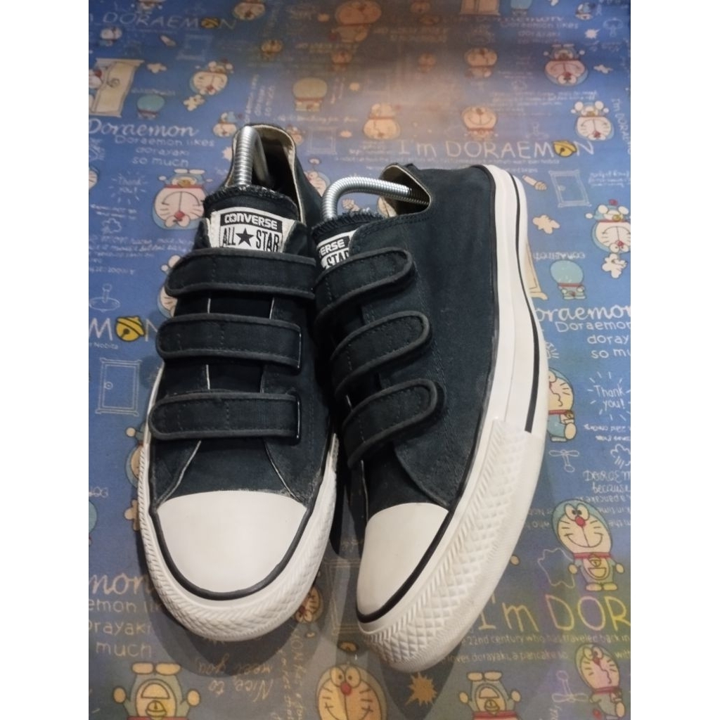 CONVERSE VELCRO BLACK CANVAS
